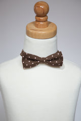 Brown with Pink Dots