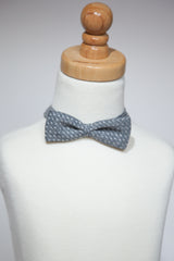Chambray with Dots Bowtie
