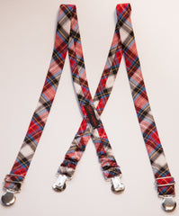 Holiday Plaid Suspenders *As Seen on NBC's Today Show*