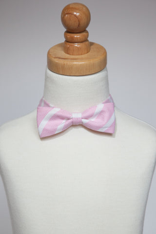 Pink with Stripe Bow Tie *LIMITED EDITION*