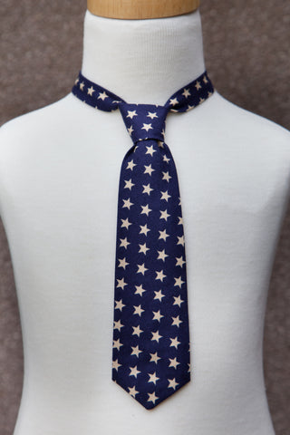 Navy with Stars Neck Tie