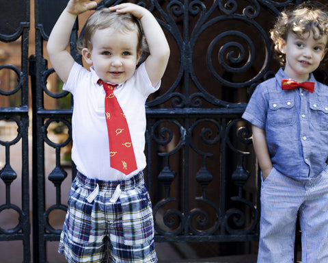 Red Sailor Knot Neck Tie