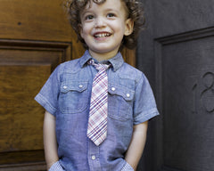 Pink Plaid Neck Tie- *As Seen on NBC's Today Show*