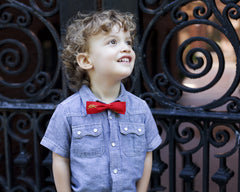 Red Sailor Knot Bow Tie
