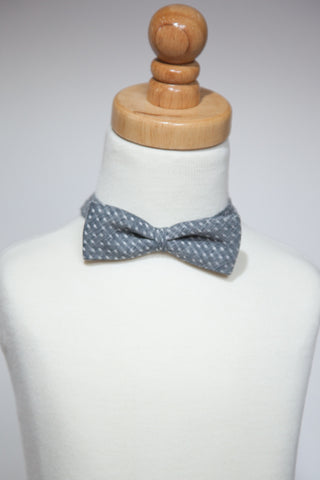 Chambray with Dots Bowtie