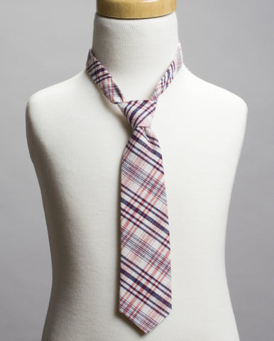 Pink Plaid Neck Tie- *As Seen on NBC's Today Show*