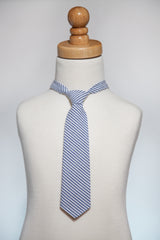 Seersucker NeckTie *As Seen in Earnshaw's September 2014*